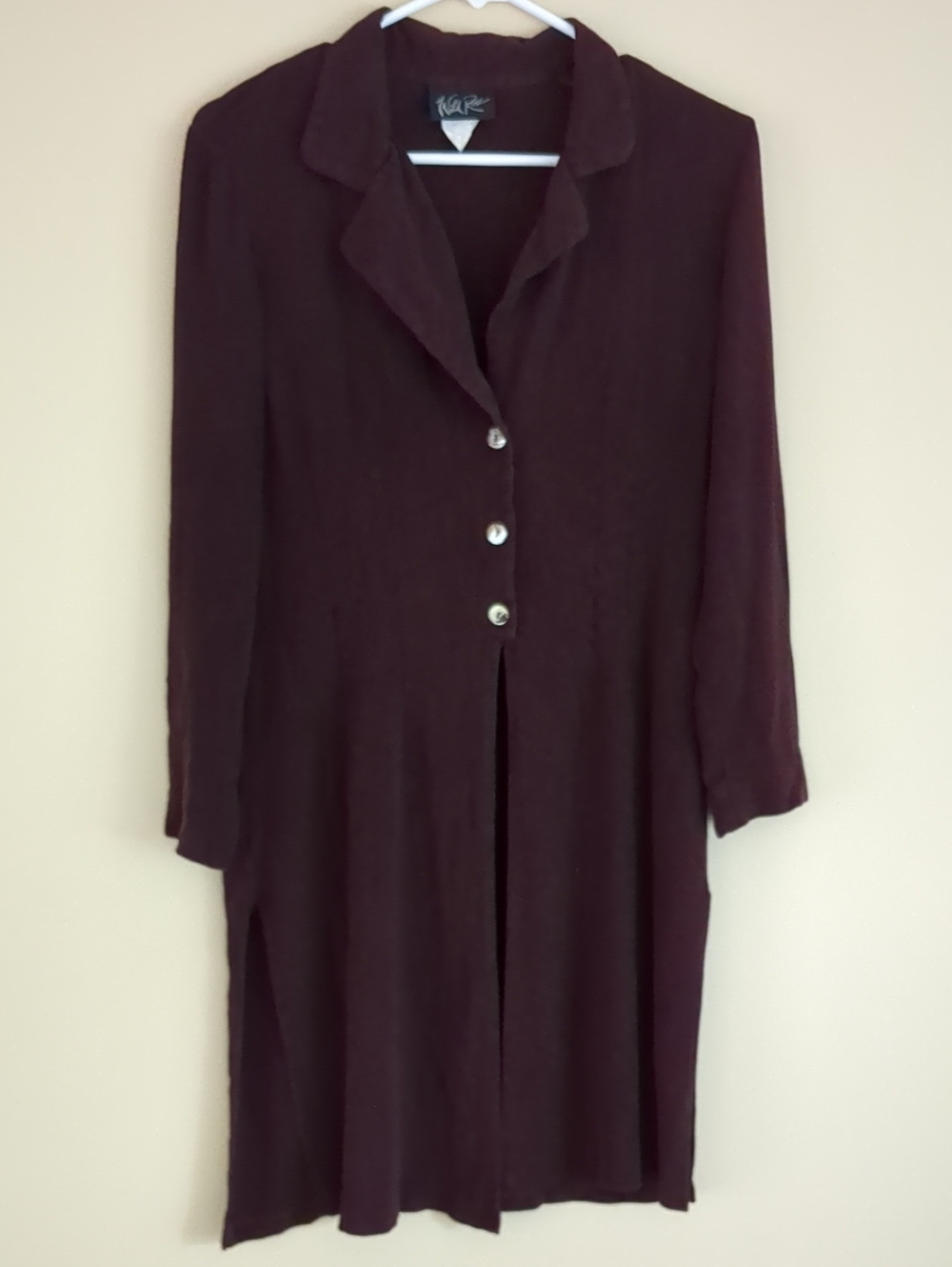 Size 8 Wild Rose Long Line Cardigan